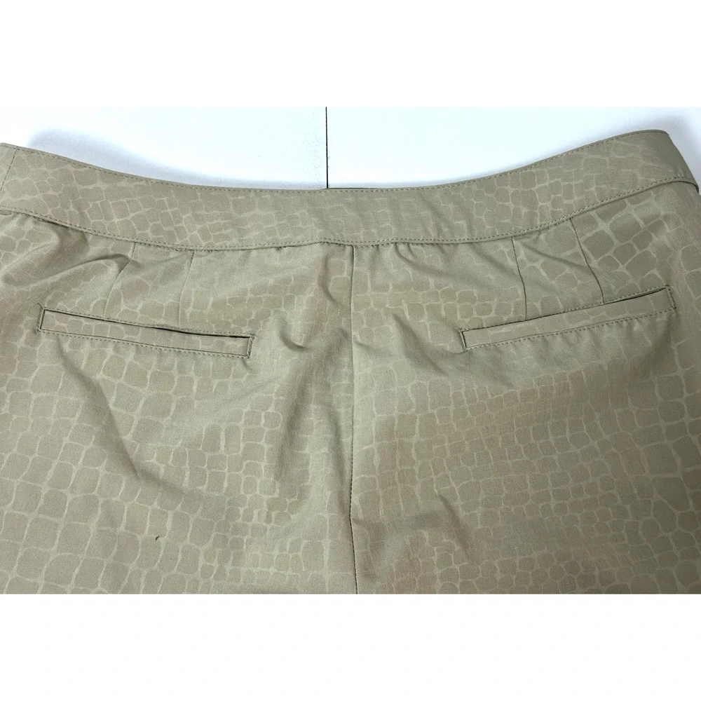 Chico Weekends Women's Tan Beige Capris with Pull Cord‎ Size 0.5 Chico's